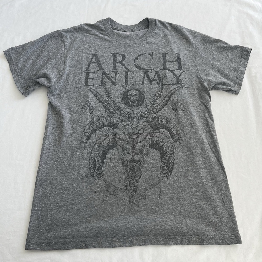 Arch Enemy Concert Tour T Shirt Size Small Latino Metal Band Gray